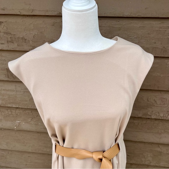 NWT! Calvin Klein belted sheath dress! - Picture 3 of 7